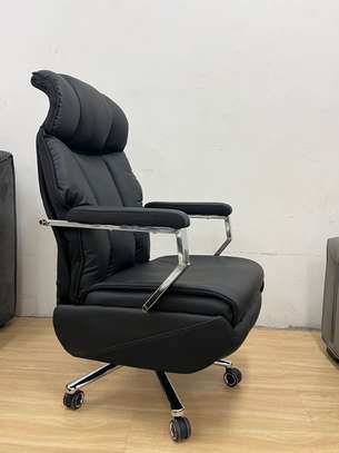 Office Chair: Comfort Professionals Leather High Back Chair image 3