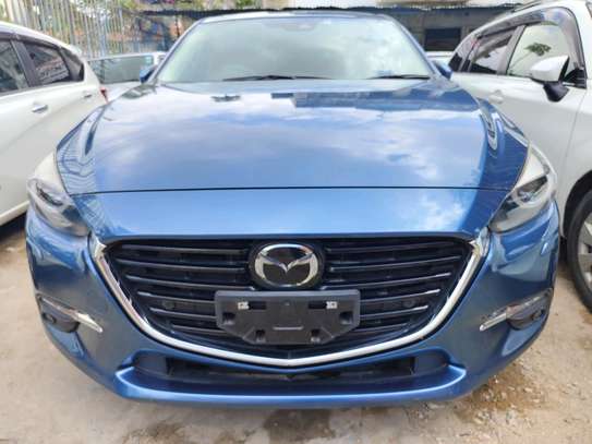 Mazda Axela blue 4wd 2017 image 1