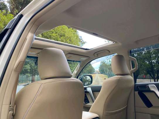 Toyota Land cruiser prado TX White color fully loaded 2020 image 3