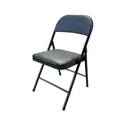 Office Chair: Ergonomic Folding Metal Outdoor Armless Chair image 4
