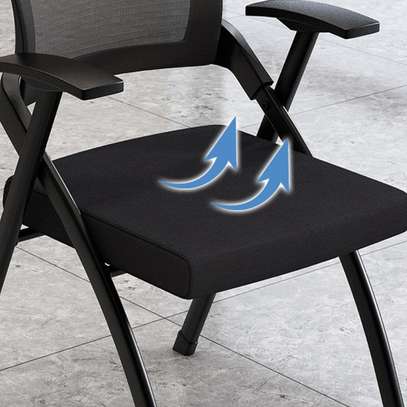 0ffice Chairs: Black Modern Office Task Chair image 5