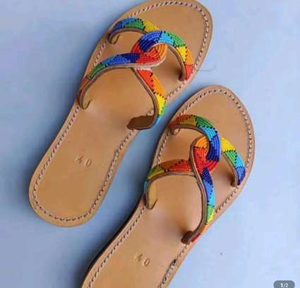Women leather sandals image 2