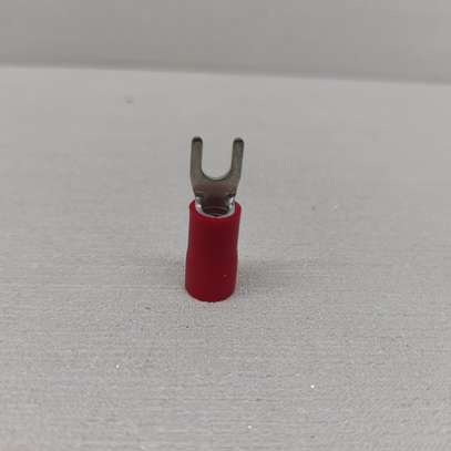 5pcs Insulated Spade Terminals 5mm red image 1
