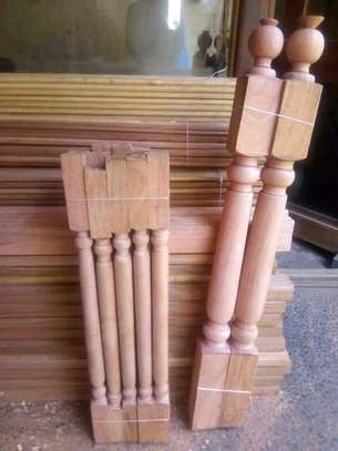 Mahogany stairs & steps sales and installation image 2