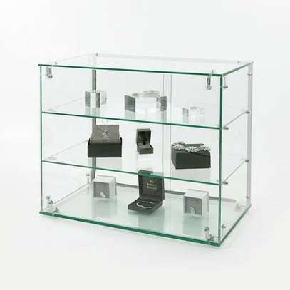 All glass -shop/office/home displays(6mm thick glass) image 7