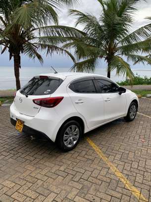 Mazda demio white 2016 image 3