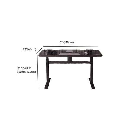 Office Desk; Black 1200mm Ergonomic Adjustable Desk image 2