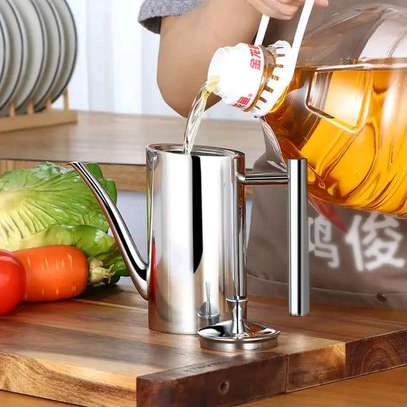 *Kitchenware Stainless Steel Oil Pot image 1