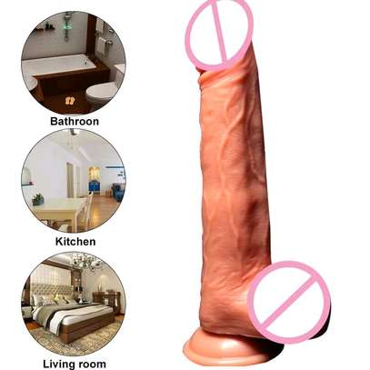 *9 inch Rechargeable &  Wireless Remote Control Heated Dildo image 4