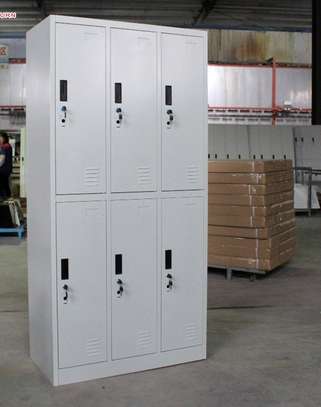 Office Cabinet : 6-Door Office Steel Polished Cabinet image 12