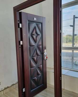 Steel double door with a vent. image 6