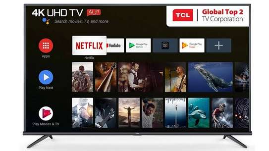 brand new 50 inch tcl smart android 4k uhd tv