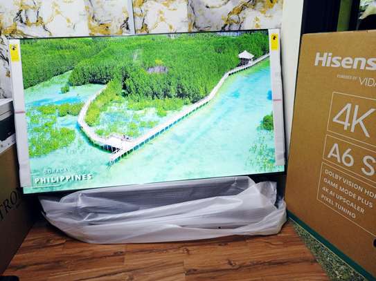 Hisense A6 65inch smart 4K UHD VIDAA TV image 1