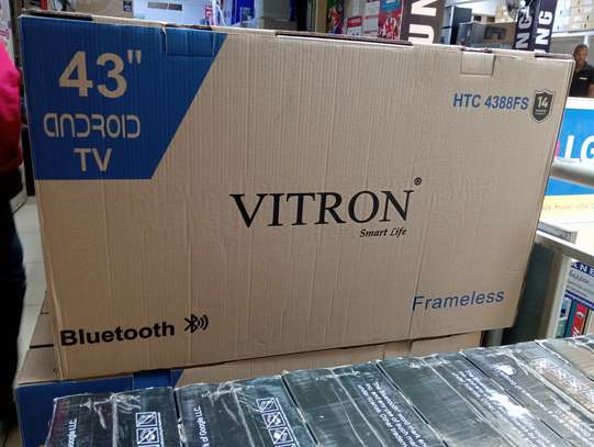 Vitron 43 inch smart android frameless TV image 1