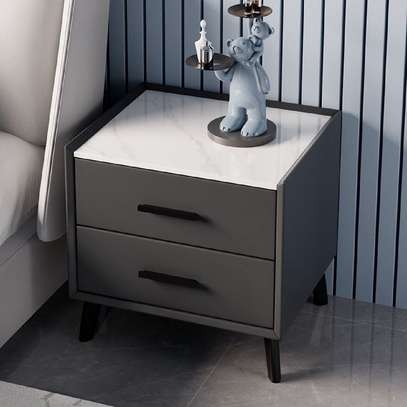 Classic Design Bedroom Nightstand –Modern Bedside Table image 4