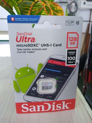 100MBPS Sandisk MICRO SD 128GB image 1