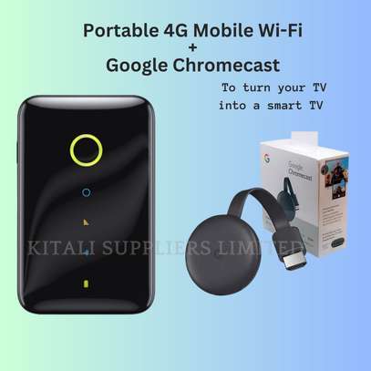 Portable 4G Mobile Wi-Fi + Google Chromecast. image 1