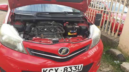 Toyota Vitz Red Colour KCX 2012 1300 Cc Petrol Engine Automatic Transmission image 1