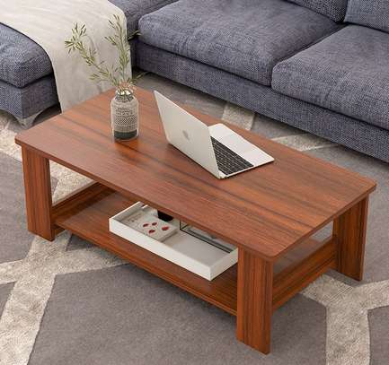 Solid Wood Rectangular Executive Office Coffee Table image 5