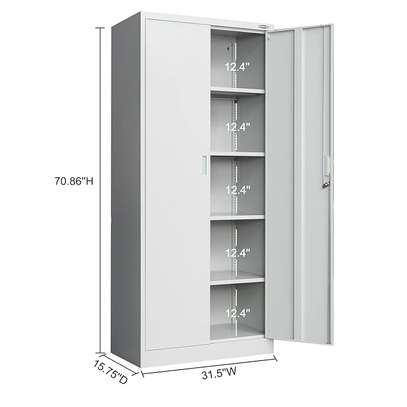 Full-Length 2-Door Executive Wooden Cabinet image 7