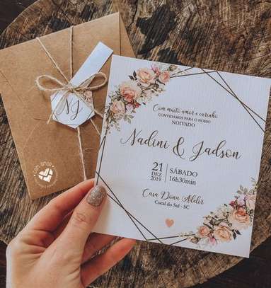 Elegant wedding brochure /Invitation card image 3