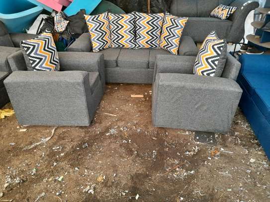 Grey 3,1,1 5seater sofa set on sell image 1