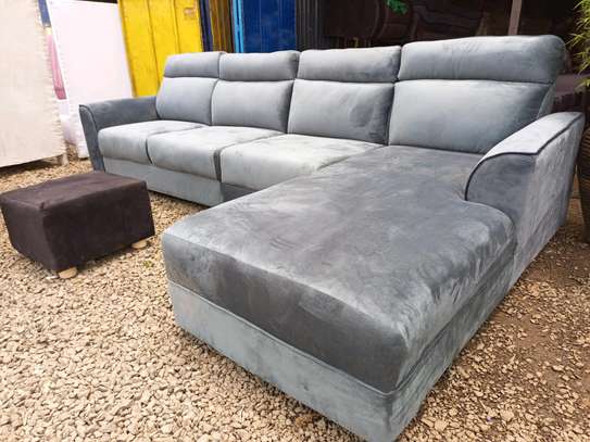 l shape 7 seater with spring cushions image 1
