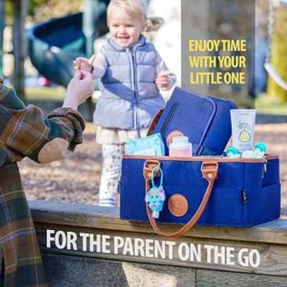 Baby Diaper Caddy Organizer Large Tote image 3