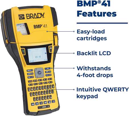 Brady BMP41 Portable Industrial Label Maker with Hard Case image 3