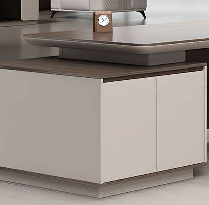 Office Desk: 1800mm Modern L-Shaped Corporate Desk image 3