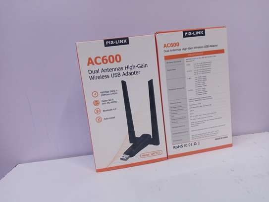 Dual Band Wifi Dongle (Adapter) PIX-LINK AC600 image 1