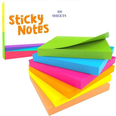 Sticky Notes 3″x3″ 100 Sheets Strong Self-Stick image 1