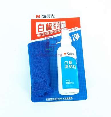 100ml White Board Cleaner and Microfibre Wiping Cloth image 4