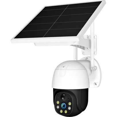 4G Sim Card  PTZ Solar CCTV Camera -Waterproof image 1