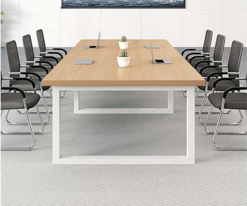 OFFICE TABLE: 2.4 Meter Clean Office Table image 5