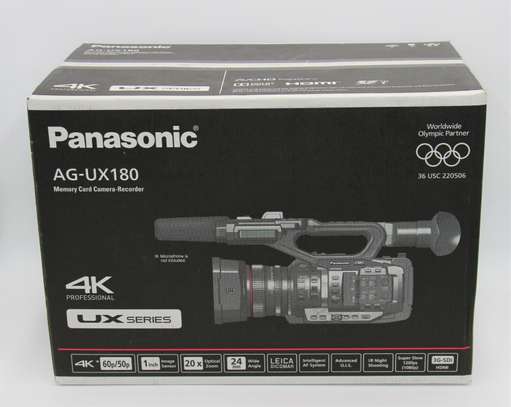 Panasonic AG-UX180 4K Premium Professional Camcorder image 1