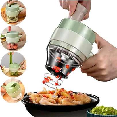 Rechargeable electric handheld hammer food chopper image 1