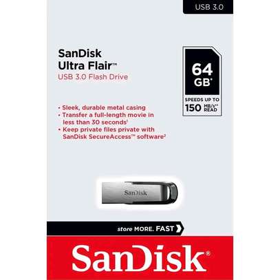 SanDisk Ultra Flair 64GB USB 3.0 150 MB/s Flash Drive image 1
