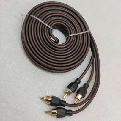 2 RCA male to 2 RCA male Stereo cable 5m image 2