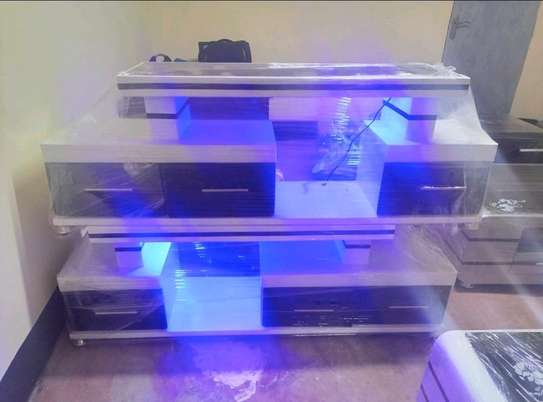 Quality TV stand with lights image 1