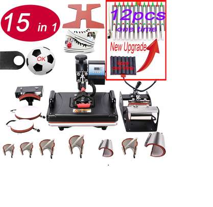 15 in 1 heat press machine Multi-functional pen heat press image 1