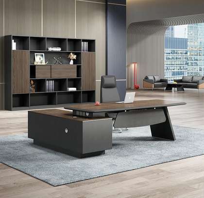 160cm Executive L-Shaped Desk image 1