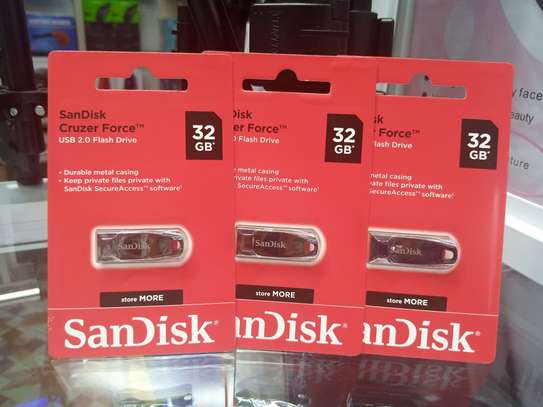 Sandisk Cruzer Force USB Flash Disk 32GB - Metallic image 1