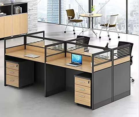 4 Way Modular Mdf Office Desk Configuration image 7