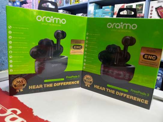 Brand new Oraimo FreePods 3 TWS Headphones True Wireless Earbuds Stereo Headset Sport image 1
