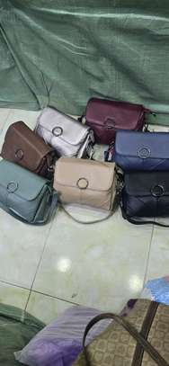 Versatile Synthetic Leather Shoulder Bags Adjustable Strap image 2