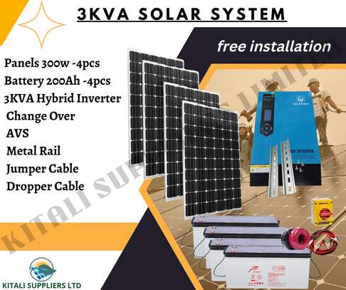Free installation for 3kva solar stystem image 1
