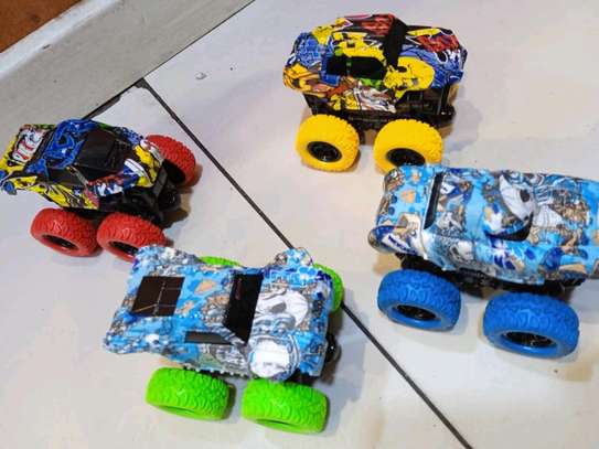 Kids Toy Big foot inertia cars image 3