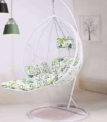 HOME CHAIR : White Hammock Home Chair image 2