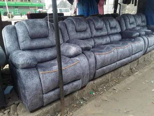 Recliner 7 seater made by hand wood and good quality material image 1